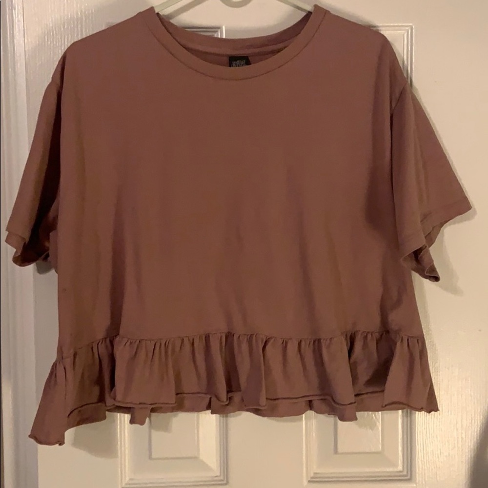 Blush crop top